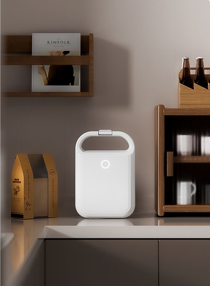 BEIRUI Mini Breakfast Machine , Multifunction Sandwich Maker, Waffle Maker, Panini Press Breakfast Sandwich Maker, Grilled Cheese Maker, Kitchen Appliances, Camping 600W, Lunch, Snacks - Image 4